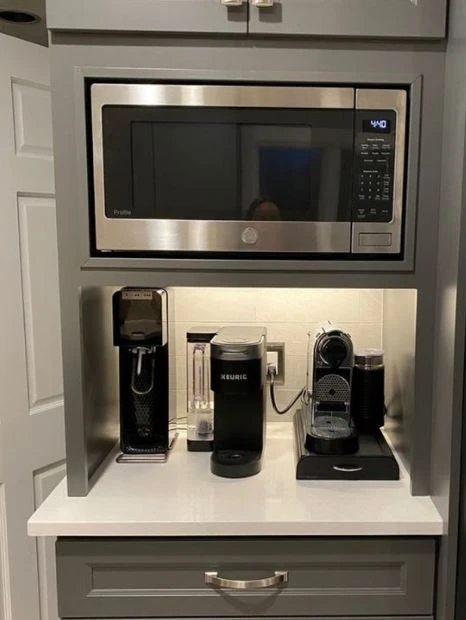 Built-in microwave